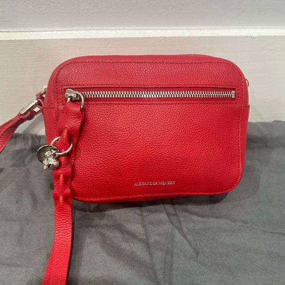Alexander McQueen Bags Alexander Mcqueen Red Crossbody Camera Bag